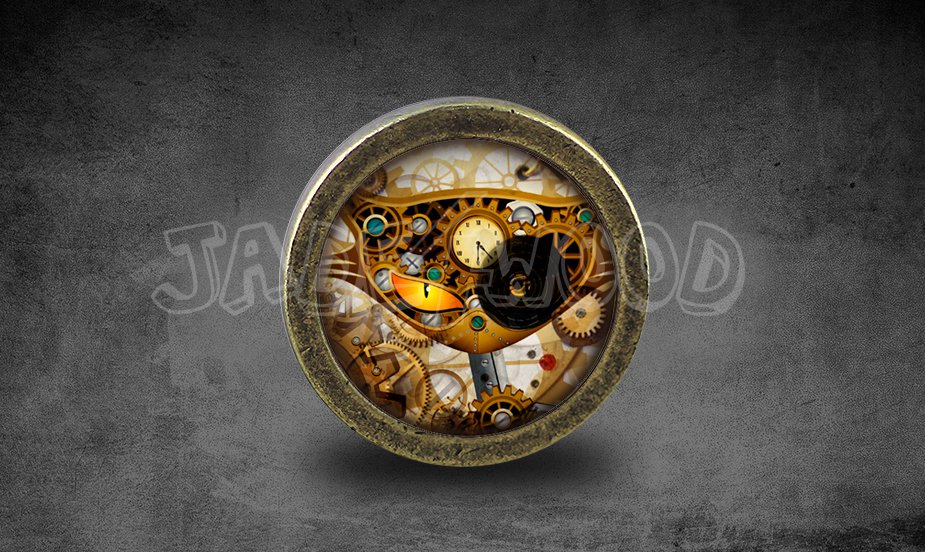 Steampunk Glass Cabochon Bronze cabinet Dresser Knobs pull / Dresser Pull