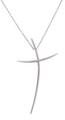 Sterling Silver Elongated Cross Pendant