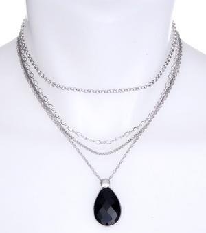 Sterling Silver Multi-chain Necklace