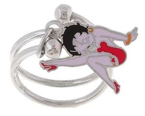 Betty Boop Sterling Silver Wrap Around Ring