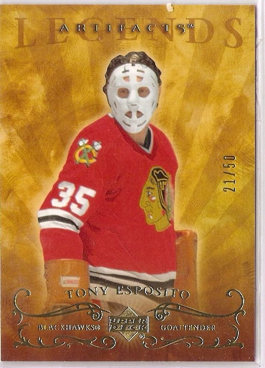 2006-07 Artifacts Gold #112 Tony Esposito Legends