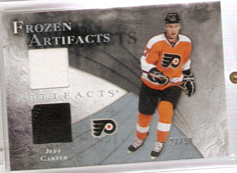 2010-11 Artifacts Frozen Artifacts Silver #FAJC Jeff Carter