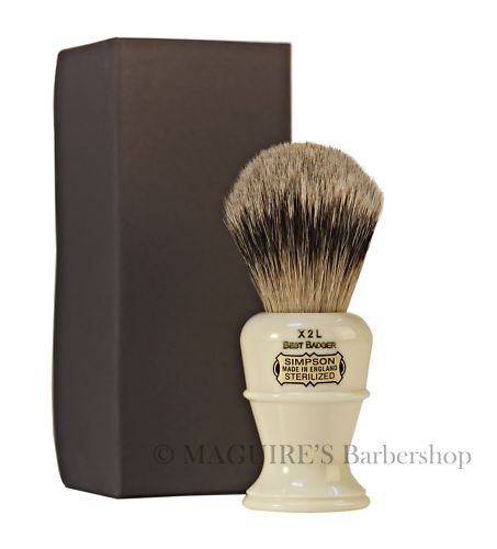 COLONEL X2L - SIMPSONS - BEST BADGER SHAVING BRUSH