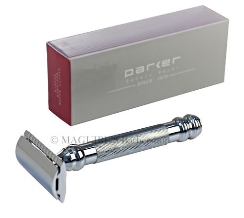 98R PARKER DOUBLE EDGE SAFETY RAZOR - CHROME FINISH