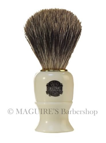 #849 VULFIX LATHE HANDLE, PURE BADGER SHAVING BRUSH