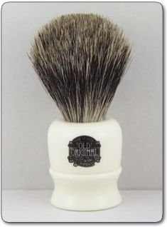 #2190 VULFIX LATHE HANDLE, PURE BADGER SHAVING BRUSH