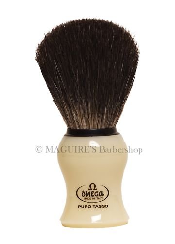 OMEGA #13109 100% PURE BADGER HAIR SHAVING BRUSH
