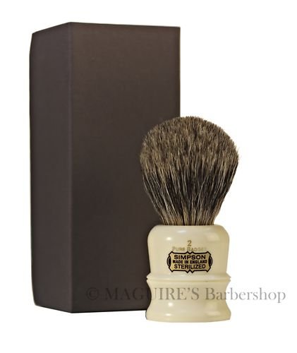 DUKE D2 - SIMPSONS - PURE BADGER SHAVING BRUSH