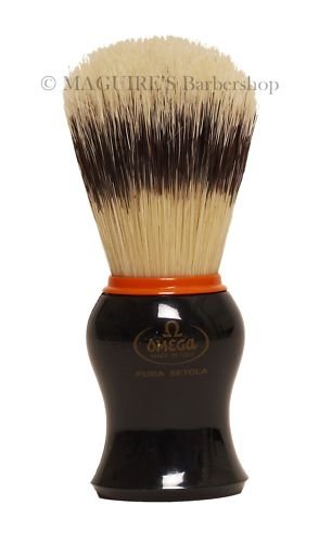 OMEGA #11574 100% PURE BRISTLE SHAVING BRUSH