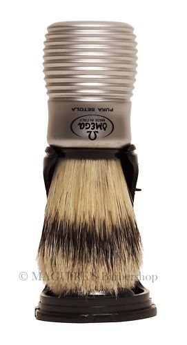 OMEGA #81230 100% PURE BRISTLE SHAVING BRUSH