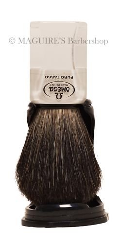 OMEGA #63164 100% PURE BADGER HAIR SHAVING BRUSH