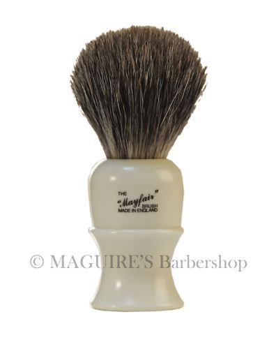 #403b VULFIX MAYFAIR LATHE HANDLE, BADGER SHAVING BRUSH
