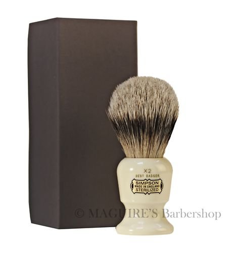 COMMODORE X2 - SIMPSONS - BEST BADGER SHAVING BRUSH
