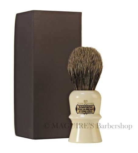 BEAUFORT B3 - SIMPSONS - PURE BADGER SHAVING BRUSH