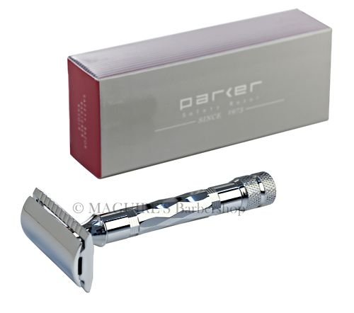 62R PARKER DOUBLE EDGE SAFETY RAZOR - CHROME FINISH