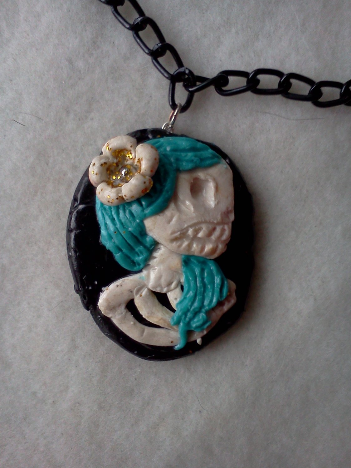 skeleton necklace