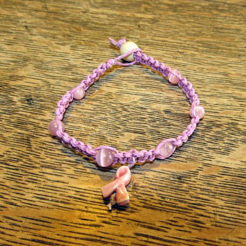 Breast Cancer Awareness Bracelet, Pink