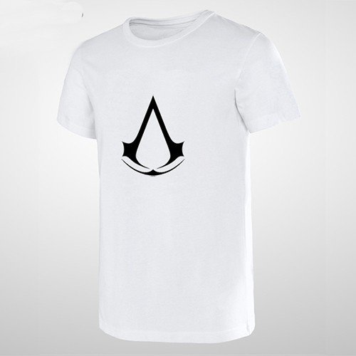 Buy Cool Guy Wear Stylish Men T Shirt Assassins Creed Logo Print Video Game T shirt Man Tee Skatebo