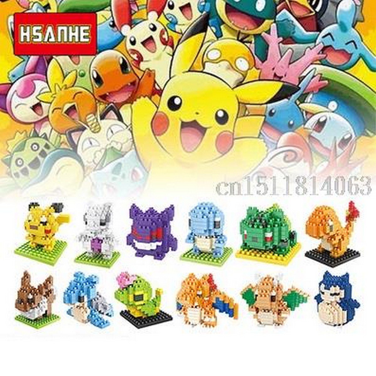 Buy 12Pcslot Pokemon Figures Model Toys Pikachu Firedragon Charmander Bulbasaur Squirtle Eevee Anim