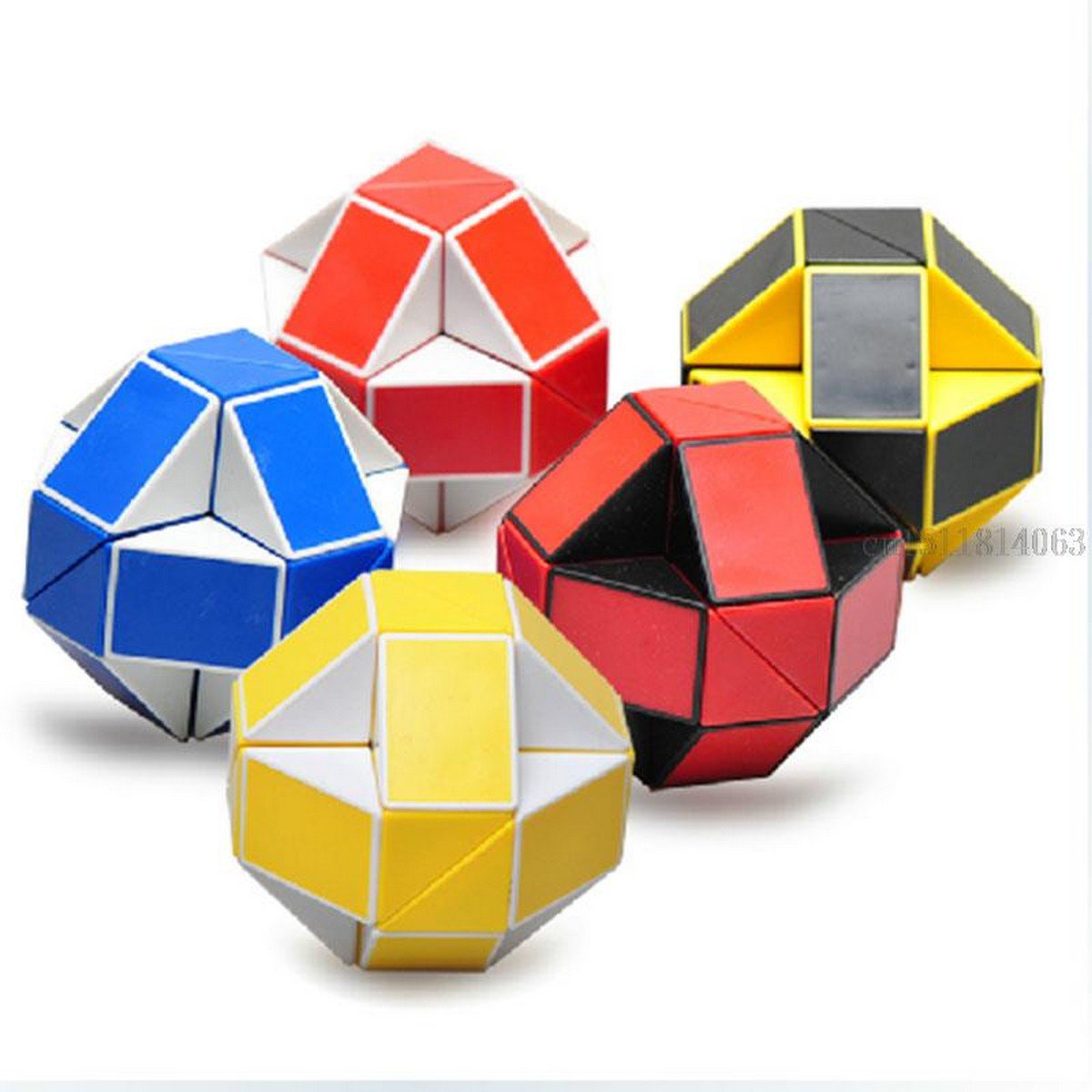 Buy 24 Blocks Shengshou Magic Cube Puzzle Strange shape Magic Ruler 3D Snake Toys Children Educatio