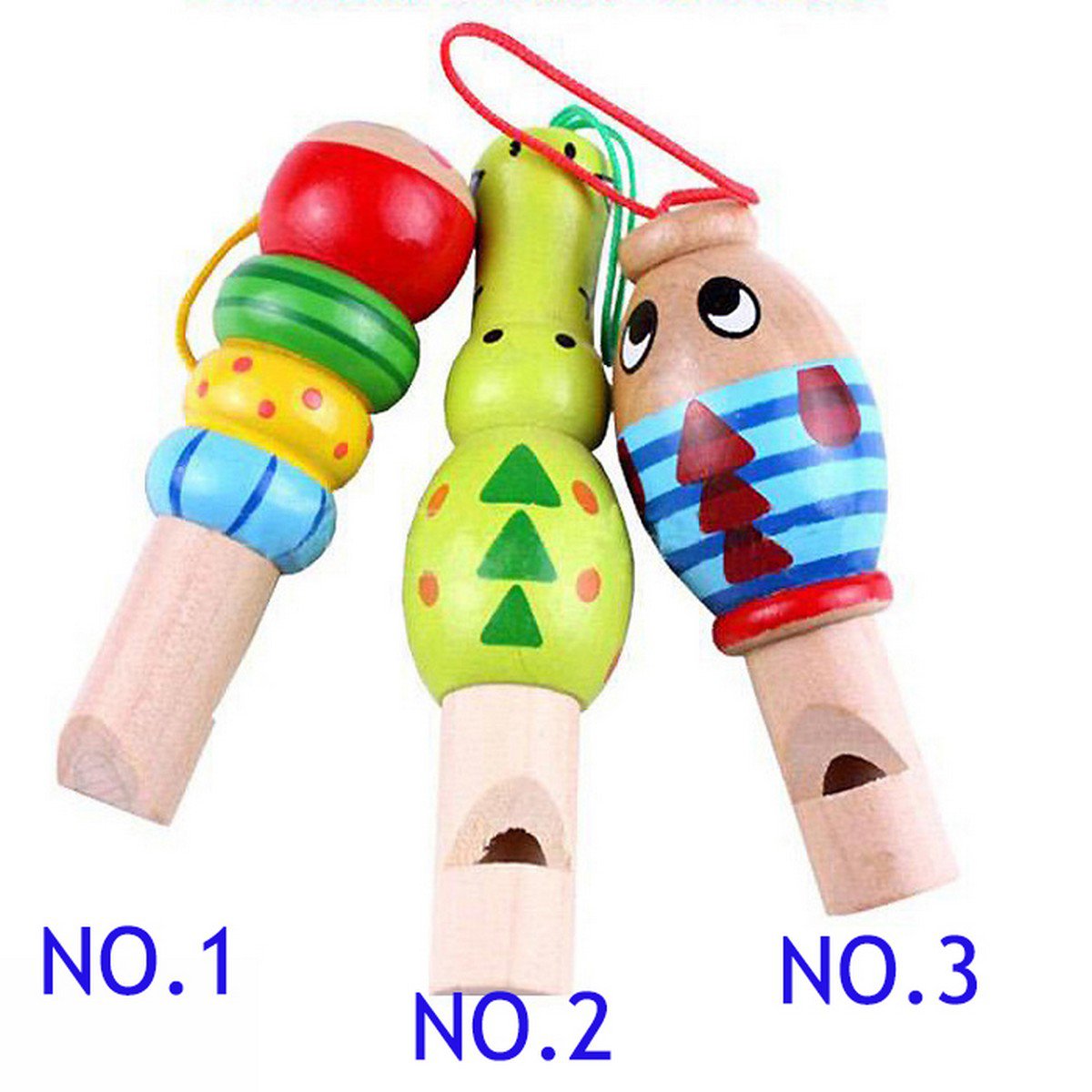 Buy 3colour Musical Toy Cute Wooden Musical Whistle Toys for Kids Baby Children Gift free shipping
