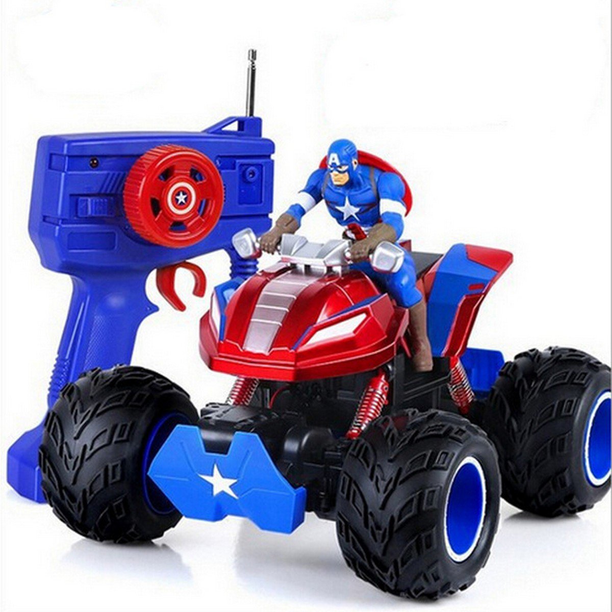 Buy NEW!M005 Marvel Captain America Double Motor Remote Control Car RC SUV Off road Climbing Car Di
