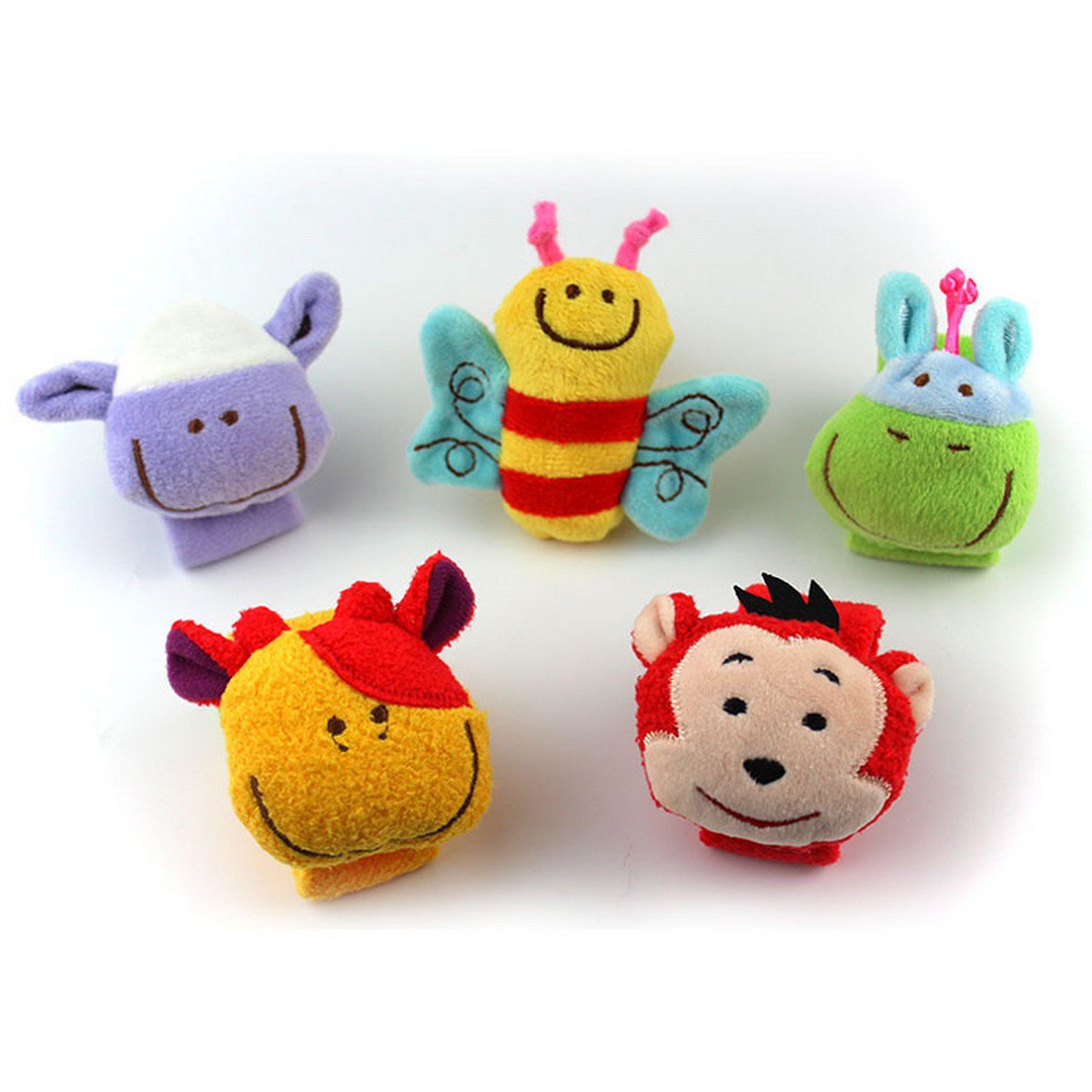 Buy Newborn Soft Wrist Baby Rattles Toy Plush Doll Early Educational Development With Bell Wholesa