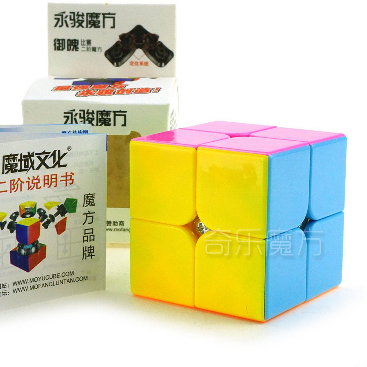 Buy QY Authentic Magic Cube Professional 2x2x2 World Record Cube Magic Puzzle Speed Classic Toy Chi
