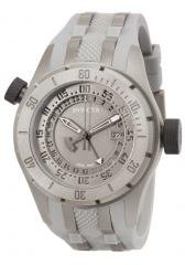 Invicta Men's Force GMT Grey Dial Grey Polurethane & Titanium.