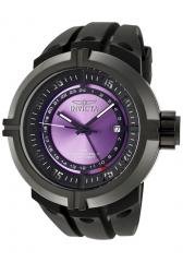 Invicta Men's Force GMT Purple Dial Black Polyurethane