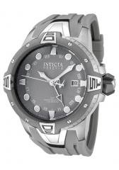 Invicta Men's Reserve GMT Light Grey Dial Grey Polyurethane