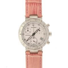 Accutron 26R10 Ladies Watch Stainless Steel W/ Leather
