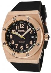 Rotary Men's Editions Automatic Black Rubber
