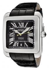Rotary Men's Editions Automatic Black Leather