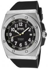Rotary Men's Editions Automatic Black Rubber