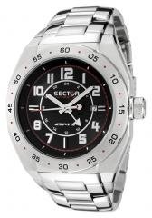 Sector Men's Race GMT Black Dial Stainless Steel