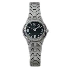 Ebel 9157C11 Ladies Watch Type E Stainless Steel Black