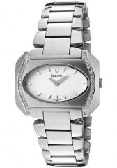 Bulova Women's Swiss Made Diamond Stainless Steel