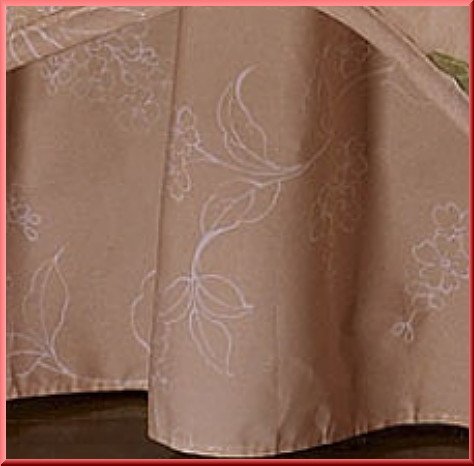 New Peach QUEeN Bed Skirt