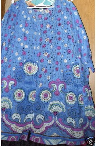 New Womans Cotton Gauze Angelina Tunic 5X