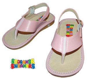 SQUEAKER SNEAKERS Pink Sporty Flip Flop