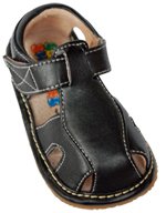 Squeaker Sneaker Black Sandal