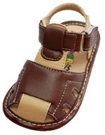 Squeaker Sneaker Brown/Tan Sandal