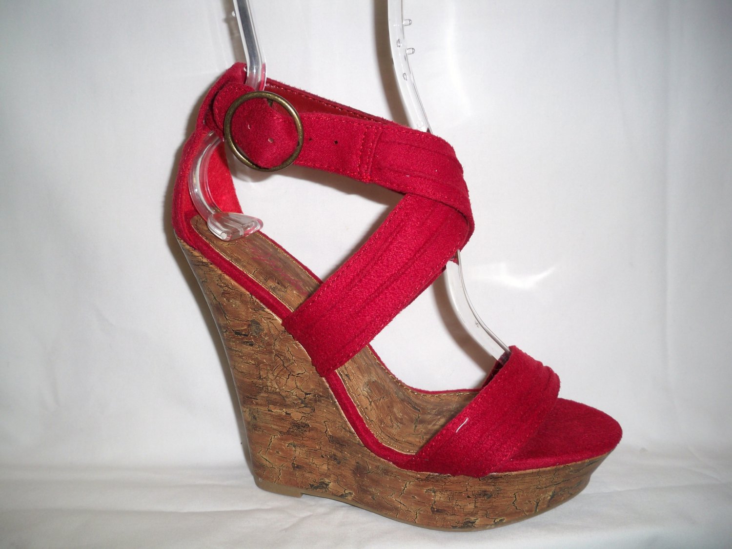 Red Cork Wedges