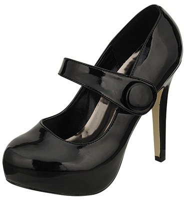 Black Patent Mary Jane Heels