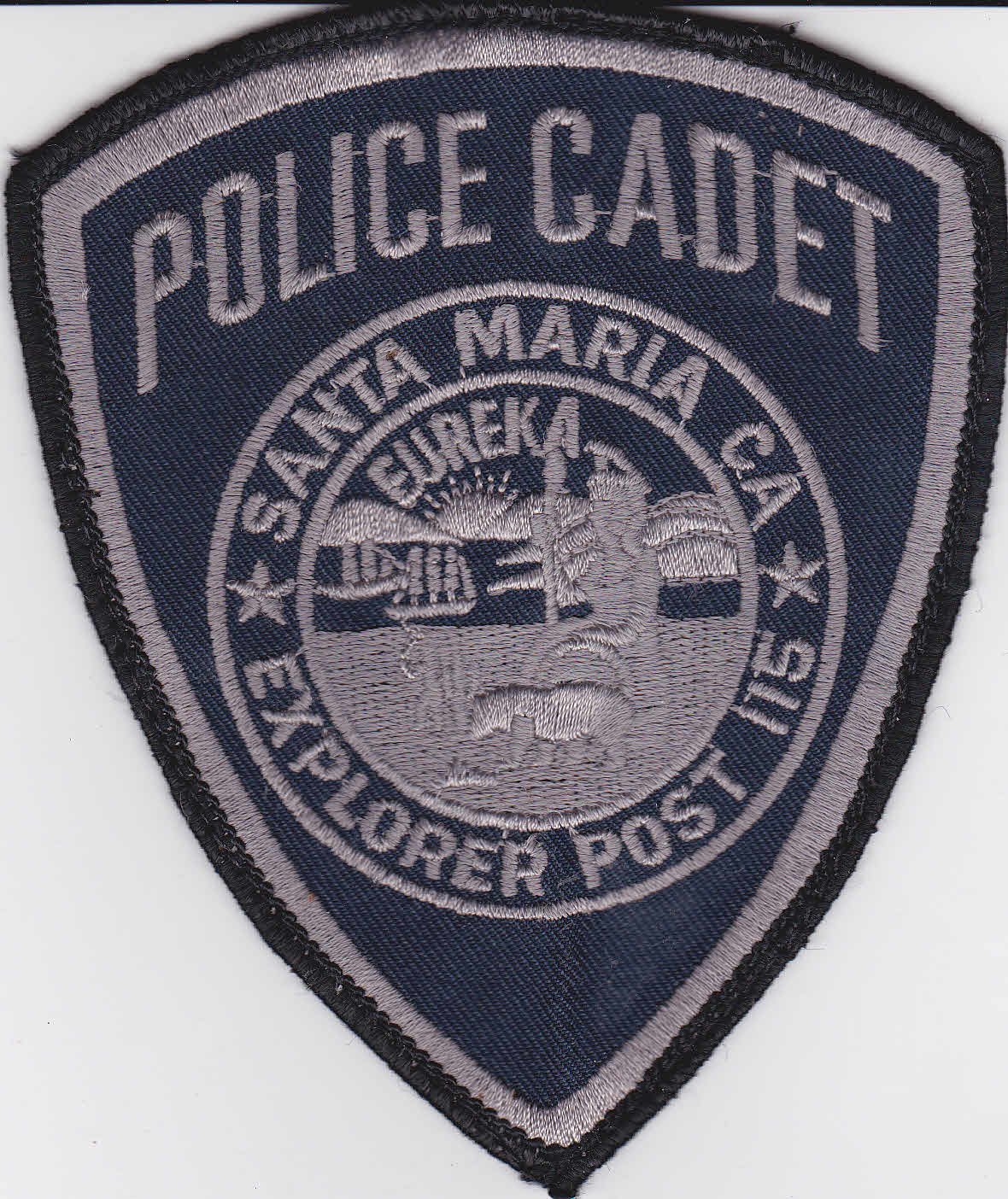 Santa Maria CA Police Cadet Patch Shoulder Uniform