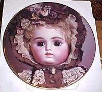 Mildred Seeley French Doll Plate Delcroix's Pearl New