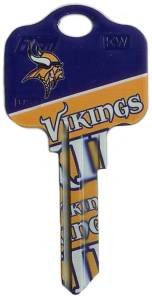 Key Blanks: Model: NFL - Minnesota Vikings Key Blanks - Schlage
