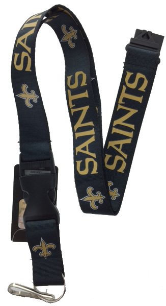 Key Accessories:Model: New Orleans Saints Black Lanyard