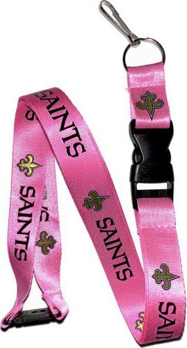 Key Accessories:Model: New Orleans Saints Pink Lanyard
